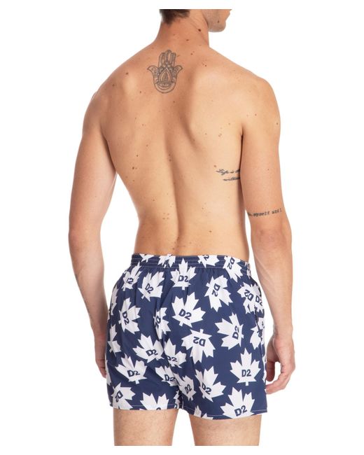 DSquared² Blue Swim Shorts for men