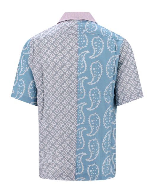 Rhude bandana-print Short-sleeved Shirt - Blue