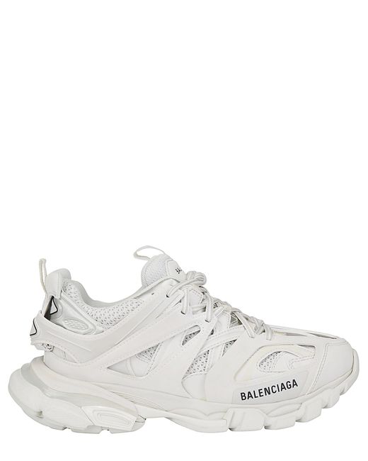 Balenciaga White Track Sneakers for men