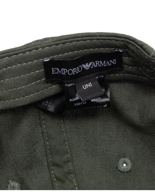 Emporio Armani Green Hat for men
