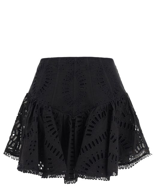 Charo Ruiz Black Favik Mini Skirt
