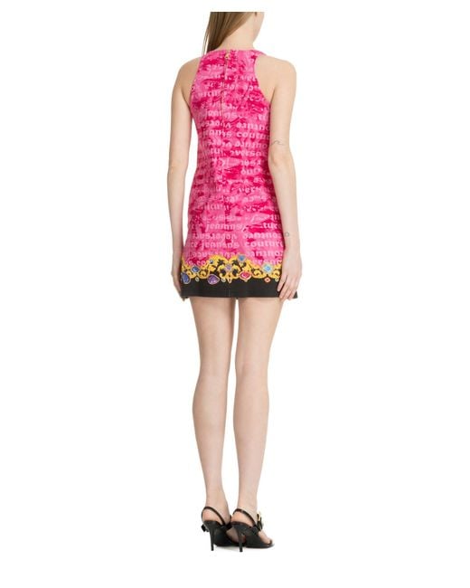 Versace Red Heart Couture Mini Dress