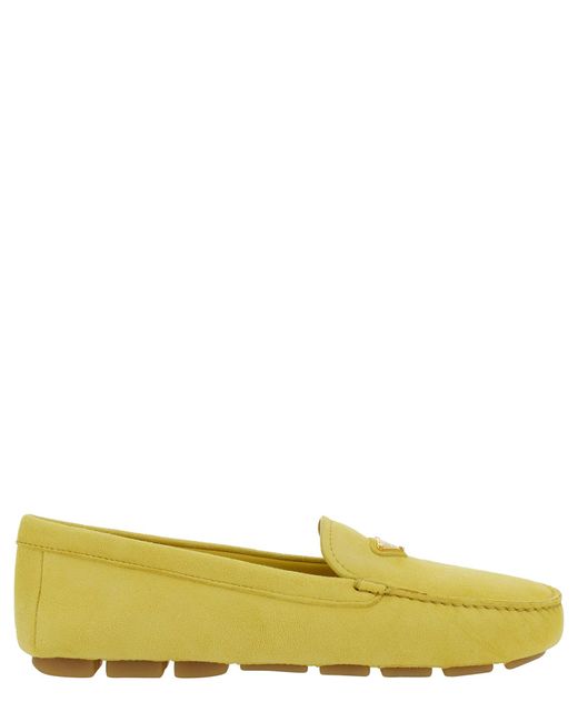 Prada Yellow Loafers
