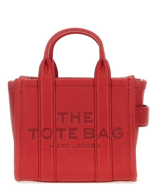 Marc Jacobs Red The Tote Mini Handbag