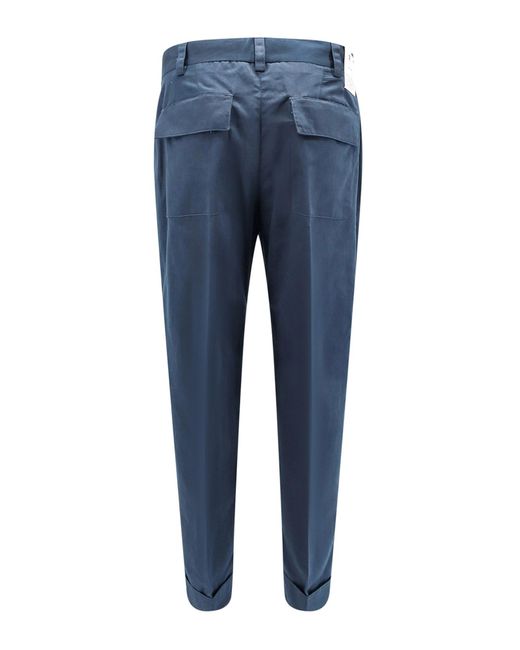 PT Torino Blue Trousers for men