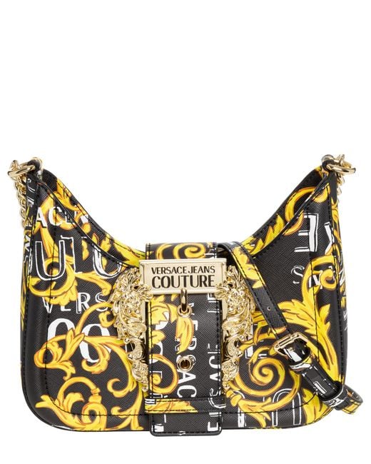 Versace Jeans Couture Logo Couture Hobo Bag in Yellow Lyst UK