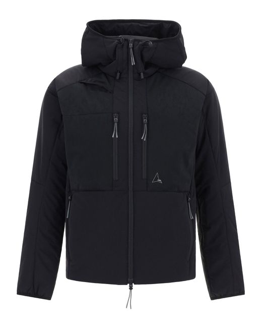 Roa Blue Synthetic Stretchdi Jacket for men