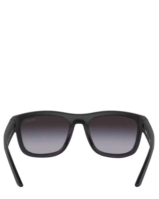 Prada Linea Rossa Black Sunglasses 01zs Sole for men