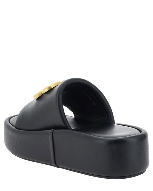 Balenciaga Black Rise Sandals