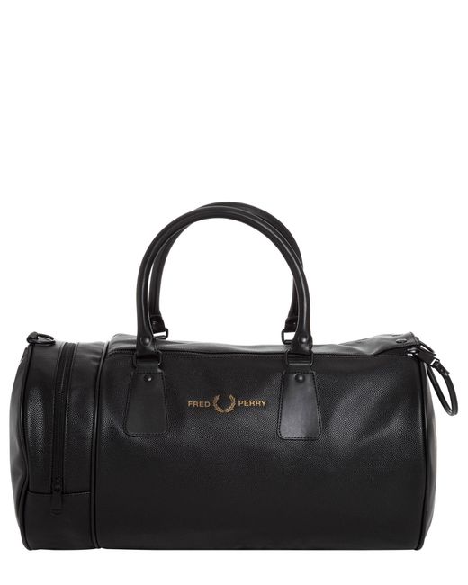 Fred Perry Barrel Duffle Bag in Black for Men Lyst
