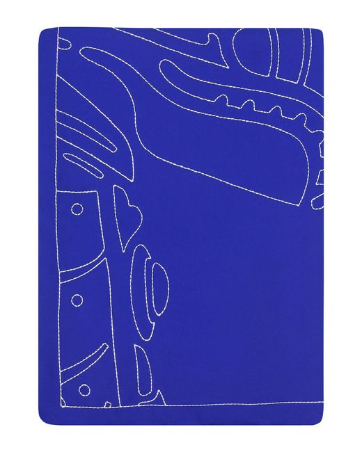 Foulard seta di Burberry in Blue da Uomo