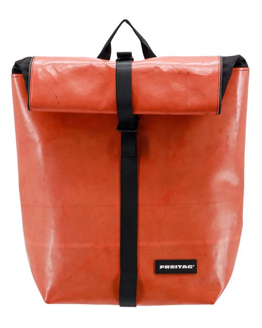 Freitag Orange F155 Clapton Backpack for men