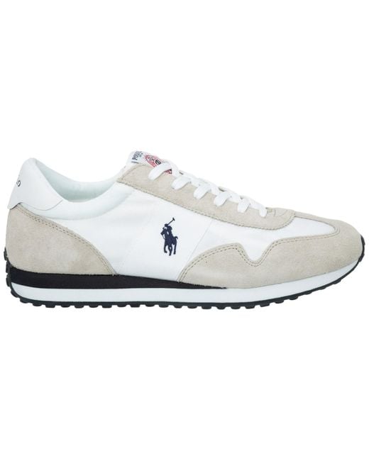 Polo Ralph Lauren White Shoes Trainers Sneakers Train 85 for men