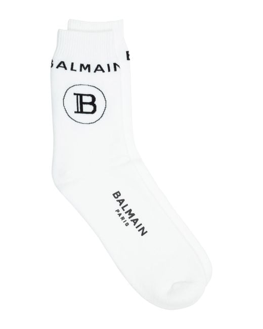 Balmain White Socks for men