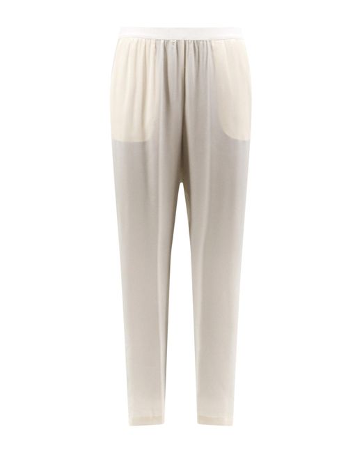 Semicouture Gray Trousers