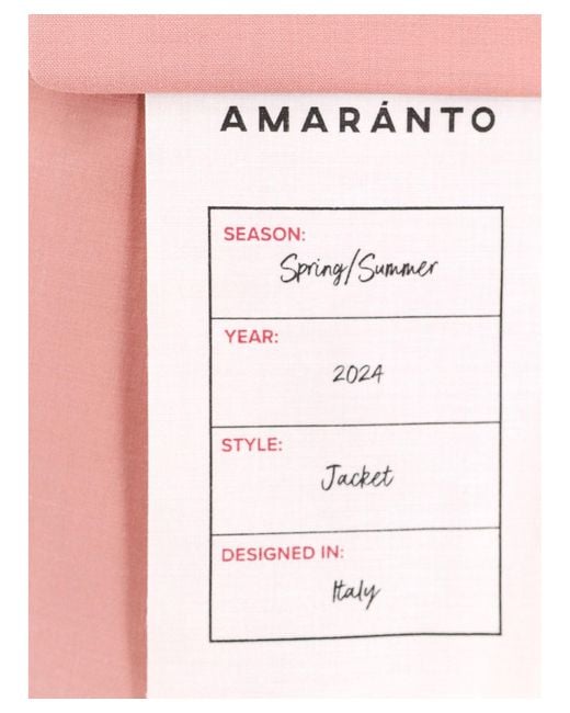 Amaranto Pink Blazer for men