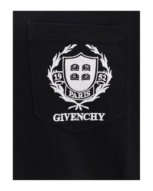 T-shirt di Givenchy in Black da Uomo