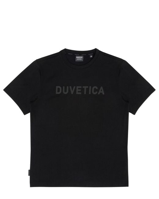 Duvetica Black T-shirt for men