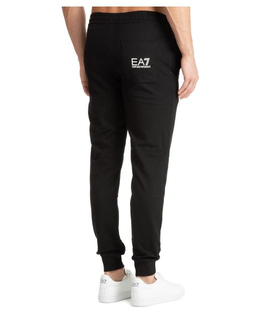 EA7 Black Sweatpants for men