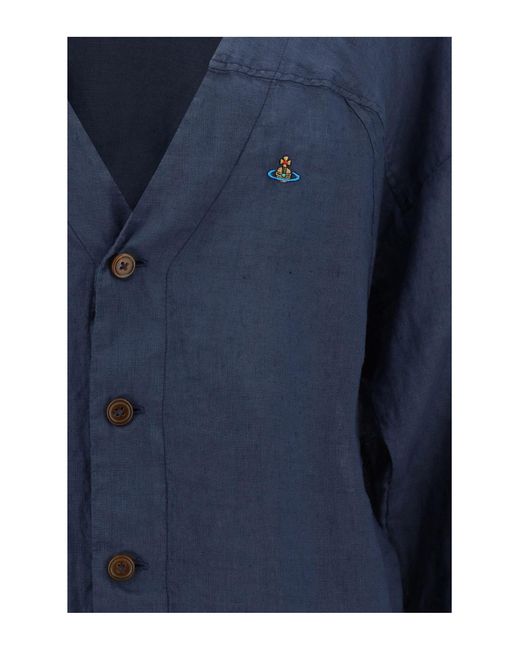 Vivienne Westwood Blue Shirt for men