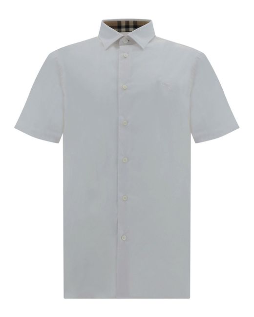 Burberry Gray Sherfield Short Sleeve Shirt for men