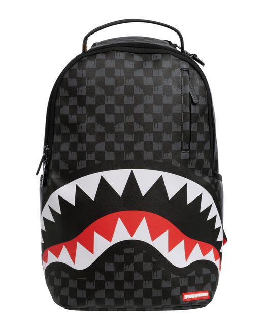 Sprayground Label Sprayground Label Shark Backpack in Black for Men | Lyst