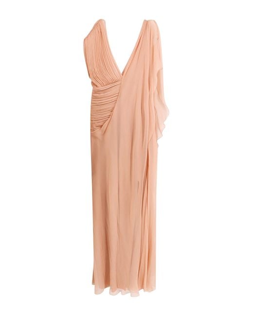 Alberta Ferretti Pink Long Dress