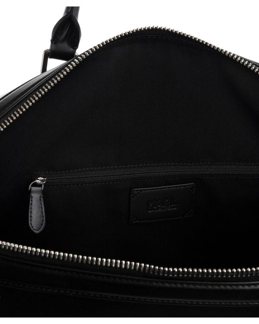 Karl Lagerfeld Duffle Bag in Black | Lyst