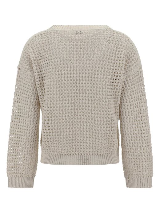 Brunello Cucinelli Gray Sweater