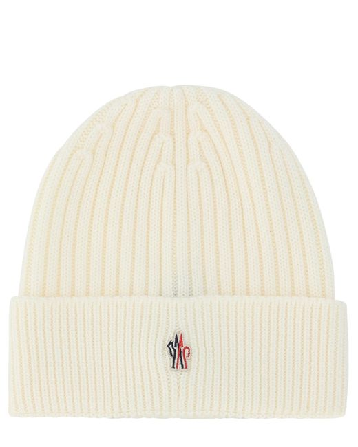 Moncler Natural Beanie for men