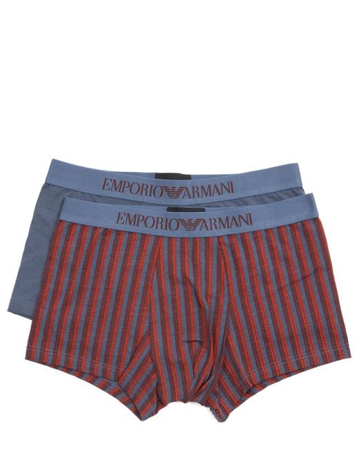 Emporio Armani Red 2 Pack Boxer for men