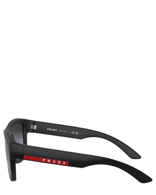 Prada Linea Rossa Black Sunglasses 01zs Sole for men