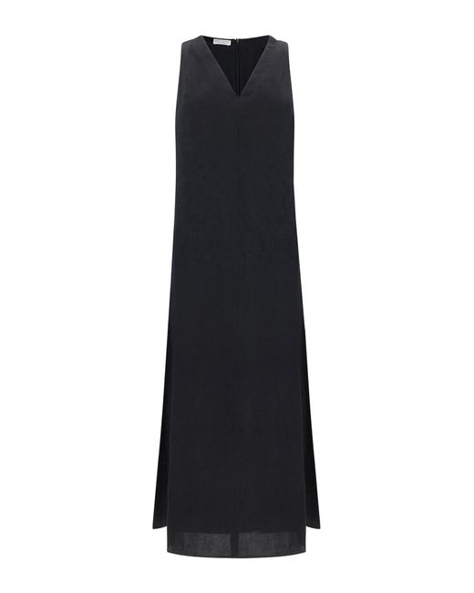 Brunello Cucinelli Black Long Dress