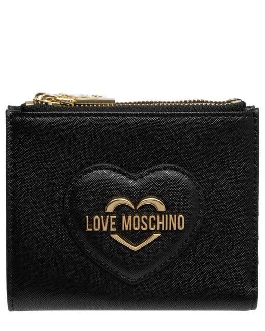 Love Moschino Black Sweet Heart Wallet
