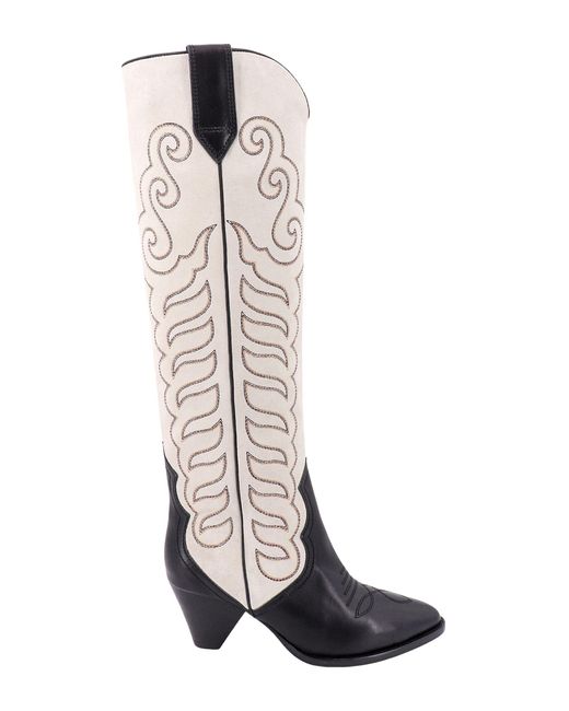 Isabel Marant Boots in White | Lyst UK