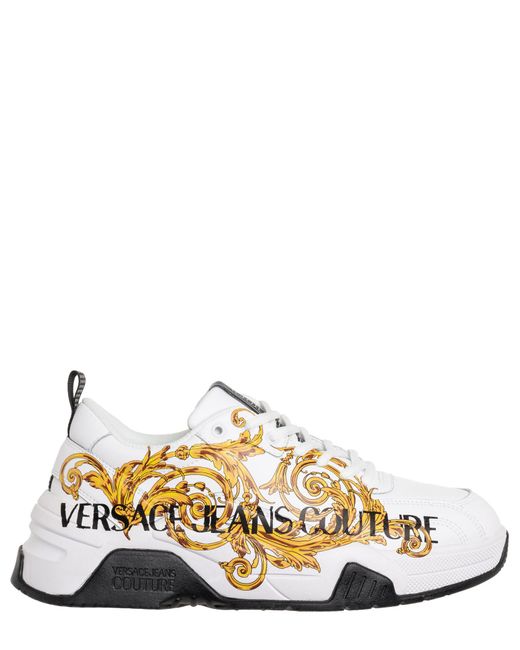 Versace Jeans Metallic Stargaze Logo Couture Sneakers for men