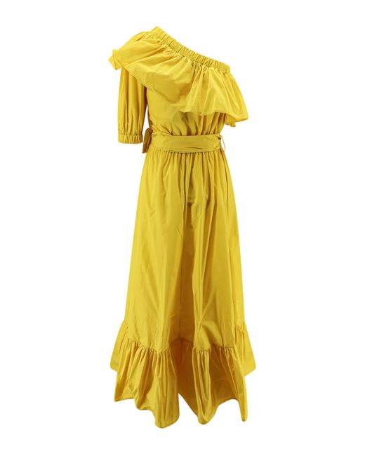 Lavi Yellow Violet Long Dress