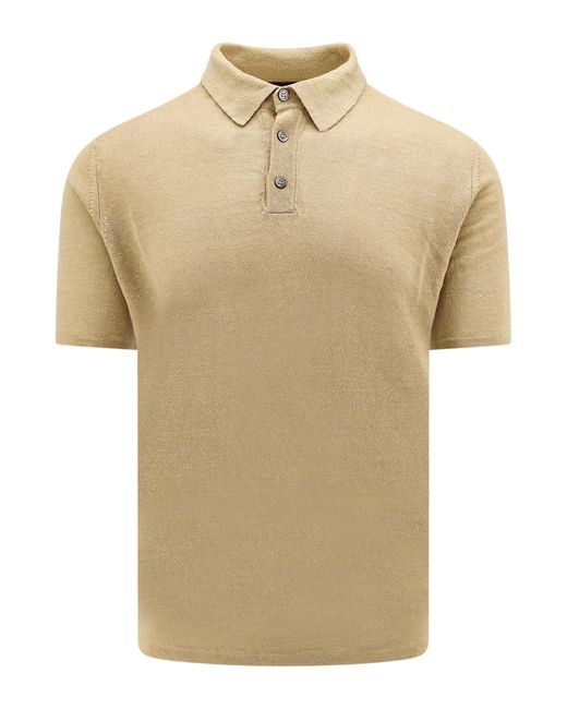 Roberto Cavalli Natural Polo Shirt for men