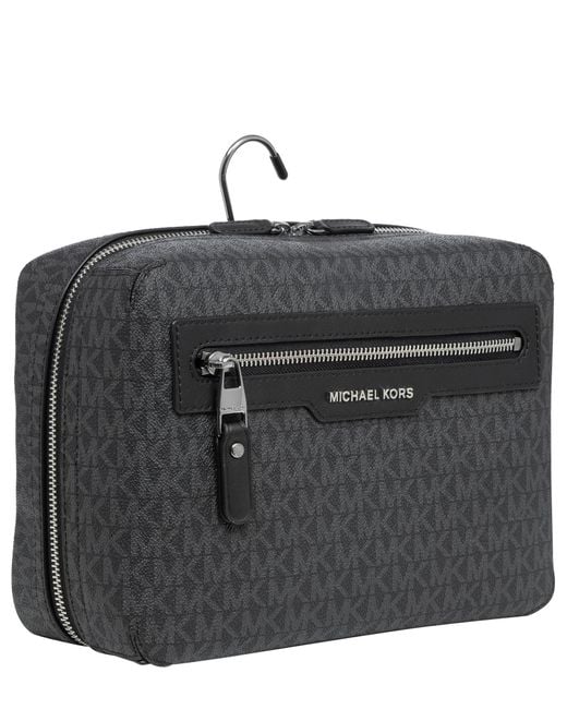 Michael Kors Hudson Toiletry Bag in Black for Men Lyst Australia