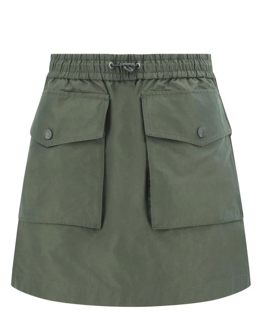 Moncler Green Mini Skirt