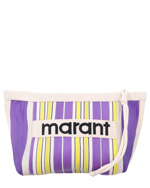 Pochette powden di Isabel Marant in Purple