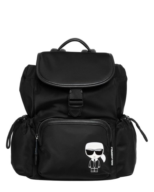 Karl Lagerfeld K/ikonik Backpack in Black Lyst