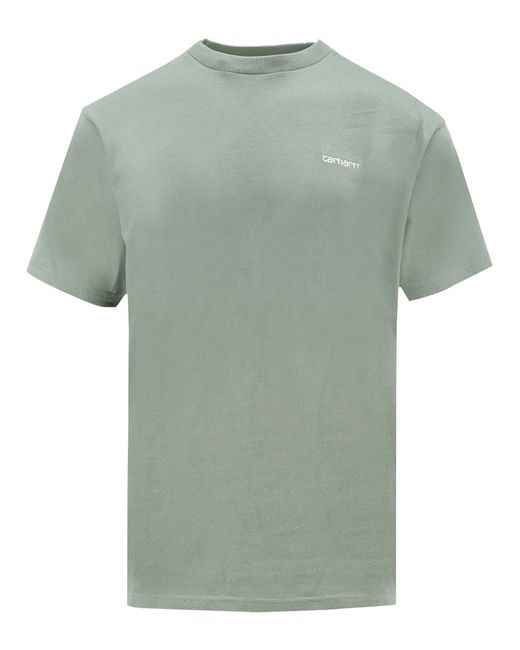 Carhartt Green Script Embroidery T-shirt for men