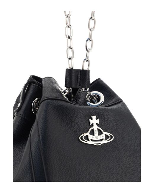 Vivienne Westwood Medium Chrissy Leather Bucket Bag