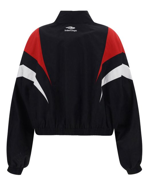 Balenciaga Red Tracksuit Zip-up Sweatshirt