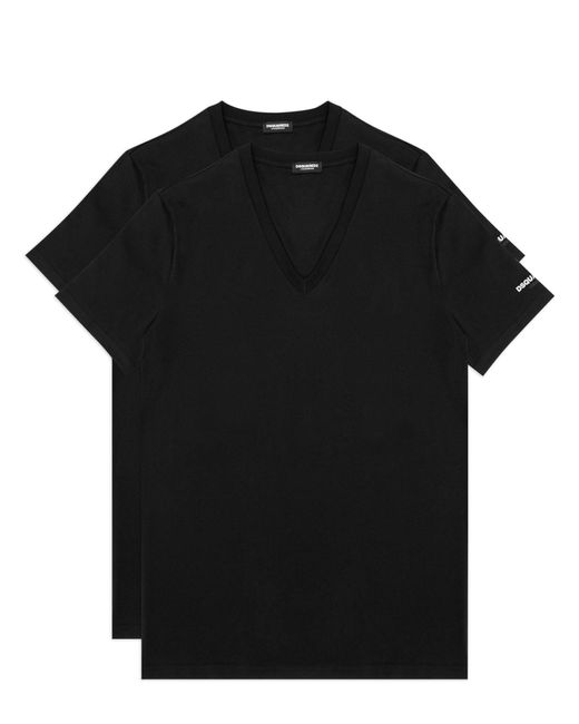 DSquared² Black 2 Pack Undershirt for men