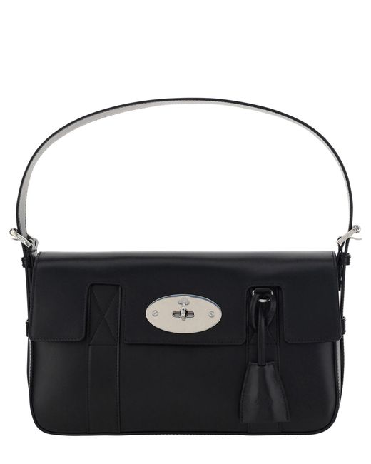 Mulberry Black East West Bayswater Shoulder Bag