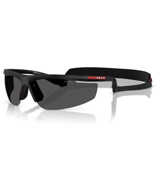 Prada Linea Rossa Black Sunglasses 0ps A02s for men
