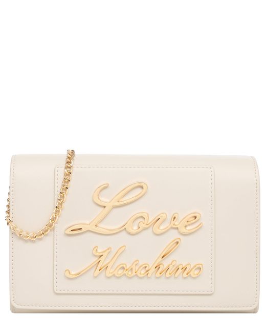 Love Moschino Natural Lovely Love Crossbody Bag