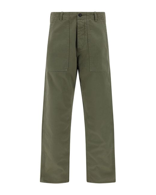 Fortela Green Fatigue Trousers for men
